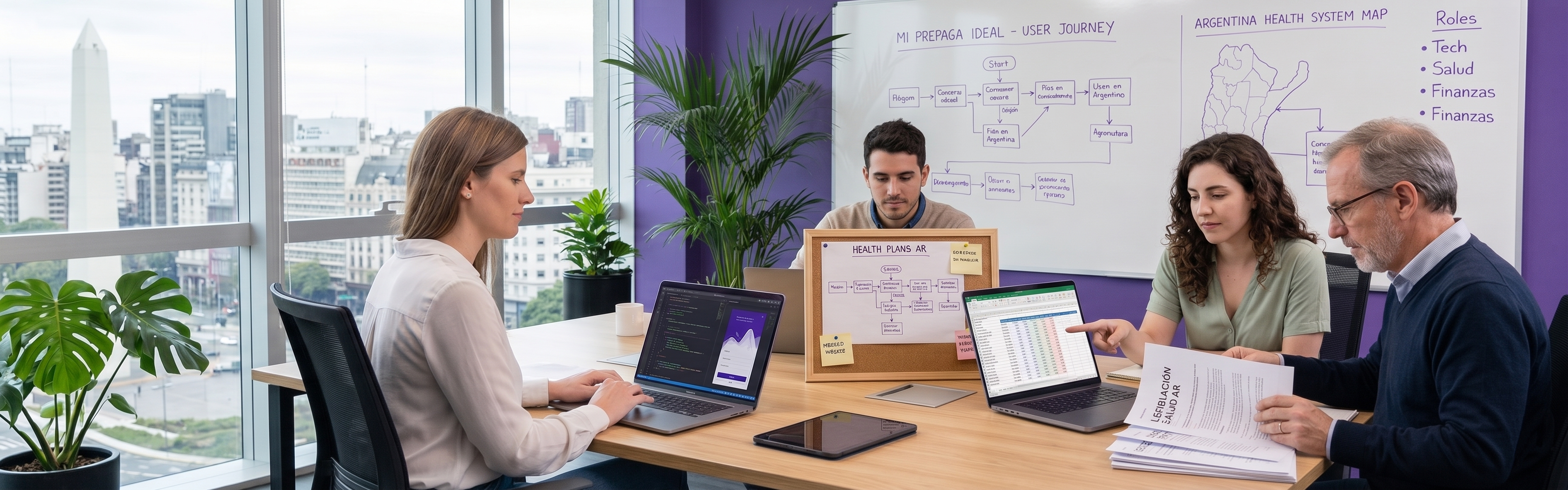 Equipo creativo colaborando en un espacio de trabajo moderno